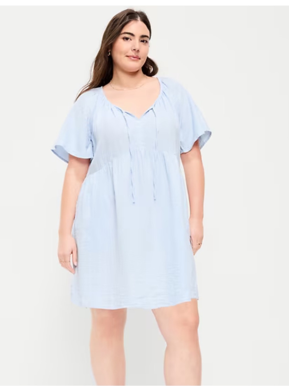 Old Navy Crinkle Flutter Sleeve Dress
